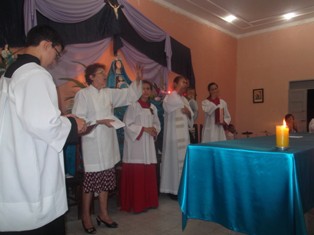 FREI DAMIÃO - Bairro reúne fiéis e festejam N. Senhora da Piedade