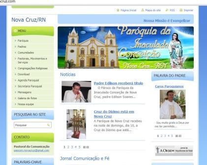 Site da Paróquia volta ser atualizado 