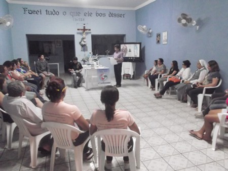 Pároco de Nova Cruz reúne coordenadores de pastorais